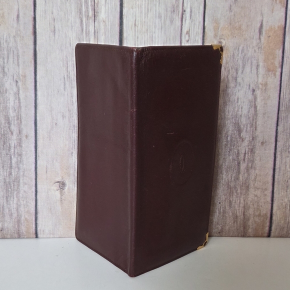Cartier Burgundy Leather Wallet - Picture 10 of 11